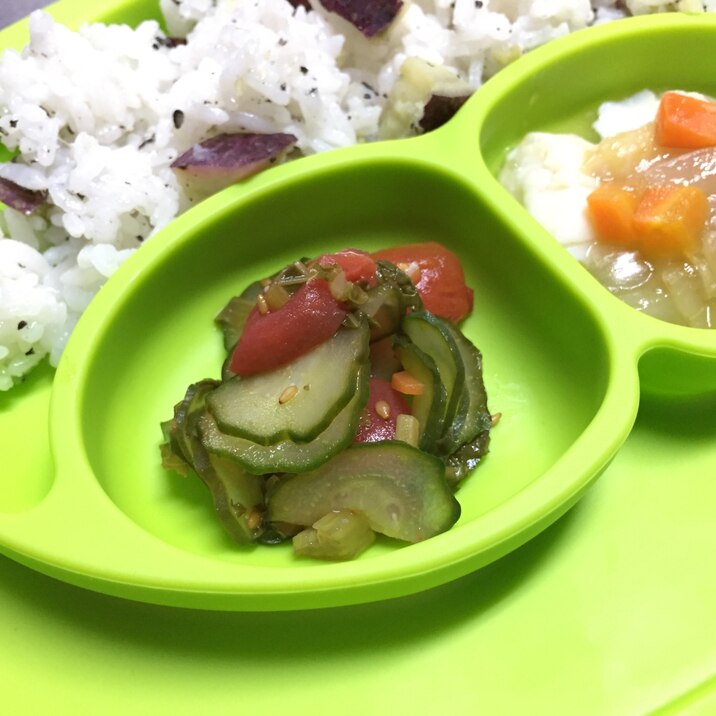 離乳食 完了期 トマトときゅうりの中華和え レシピ 作り方 By 楽天レシピ 離乳食 完了期 トマトときゅうりの中華和え レシピ 作り方 By 楽天レシピ